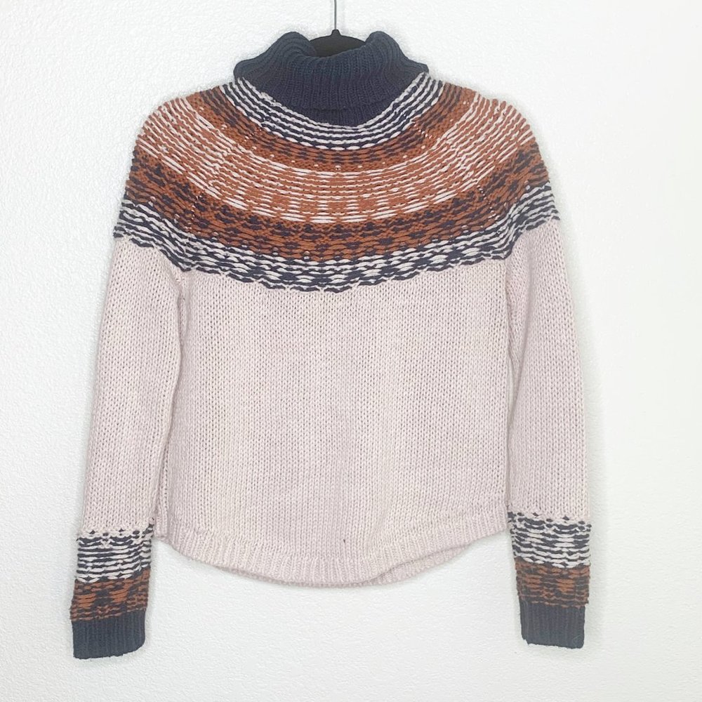 Madewell Brookdale Fair Isle Turtleneck Sweater - Picture 5 of 5
